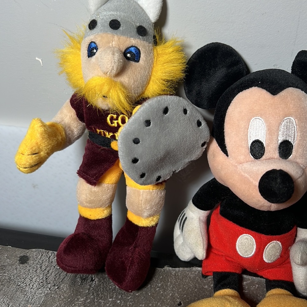 Vintage 4 Assorted Plush Figurines - Picture 2 of 4